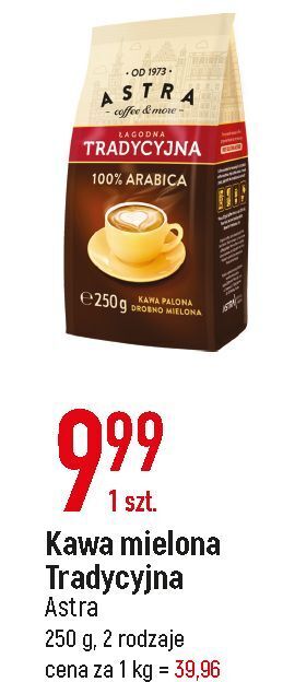 E.Leclerc Kawa astra łagodna 100% arabica oferta