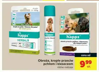 Obroża, krople przeciw pchłom i kleszczom