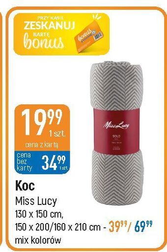 E.Leclerc Koc solo 130 x 150 cm miss lucy oferta