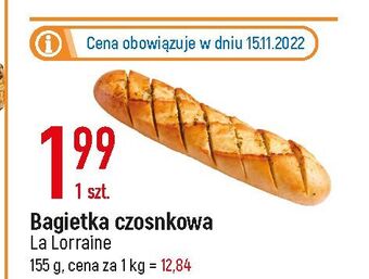 E.Leclerc Bagietka czosnkowa la lorraine oferta