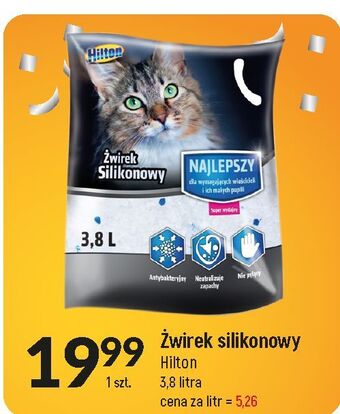 E.Leclerc Żwirek silikonowy dla kotów hilton oferta