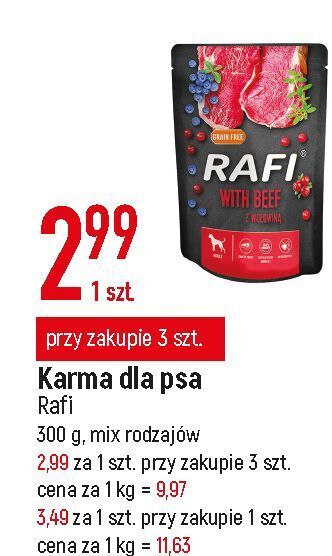 E.Leclerc Karma dla psa z wołowiną rafi oferta