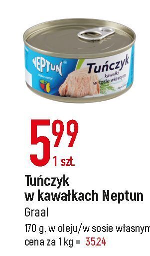 E.Leclerc Tuńczyk w oleju neptun oferta