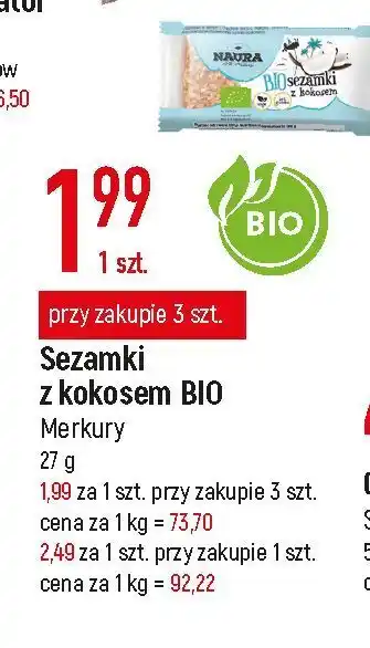 E.Leclerc Sezamki kokosowe naura oferta