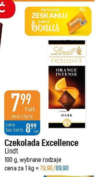 E.Leclerc Czekolada orange intense lindt excellence oferta