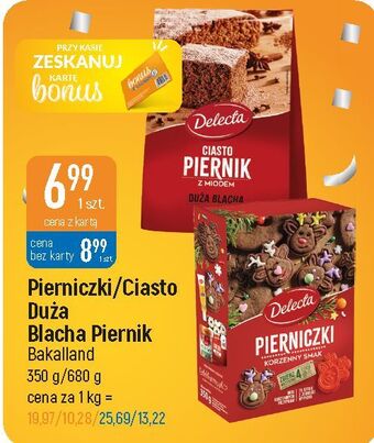 E.Leclerc Ciasto piernik korzenny z miodem delecta oferta
