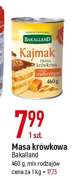E.Leclerc Masa krówkowa kajmakowa bakalland oferta