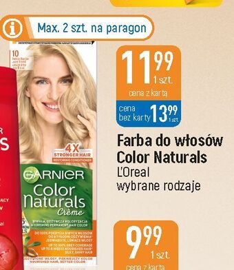 E.Leclerc Krem koloryzujący do włosów 10 garnier color naturals creme oferta