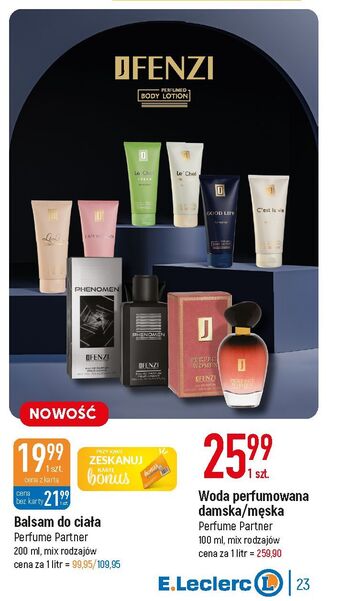 E.Leclerc Balsam do ciała fenzi c'est la vie oferta