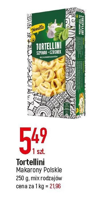 E.Leclerc Tortellini z czosnkiem i szpinakiem novelle oferta