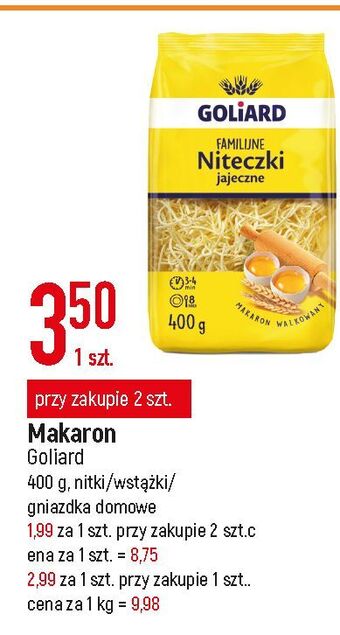 E.Leclerc Makaron wstążki goliard oferta