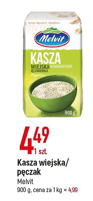 E.Leclerc Kasza jęczmienna wiejska melvit oferta