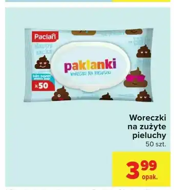 Carrefour Woreczki na zużyte pieluchy oferta