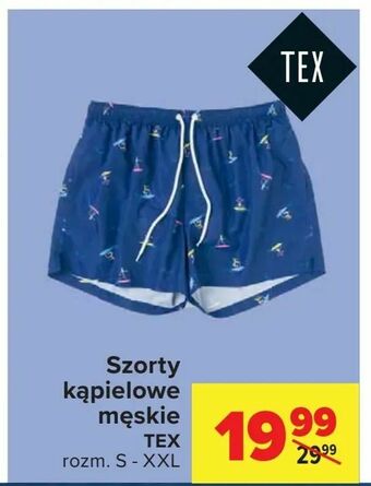 Carrefour Szorty kąpielowe męskie oferta