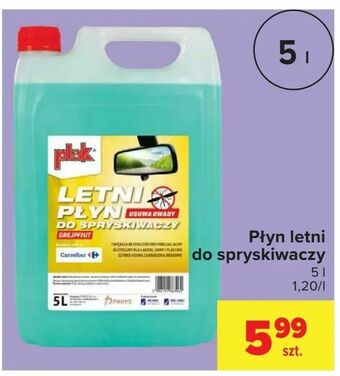 Carrefour Płyn letni do spryskiwaczy oferta