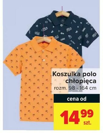 Carrefour Koszulka polo chłopięca oferta