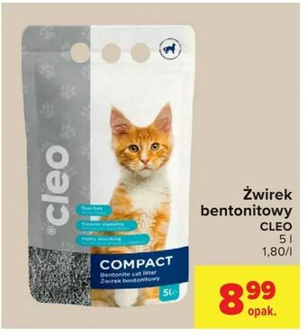 Carrefour Żwirek bentonitowy oferta