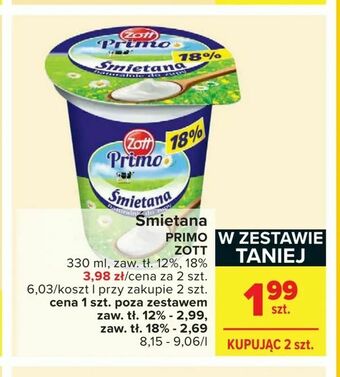Carrefour Śmietana oferta