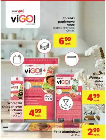 Carrefour Torebki papierowe oferta
