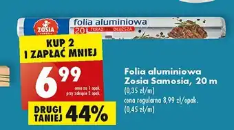 Biedronka Folia aluminiowa 20 m 1 SZT oferta