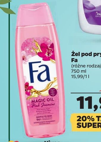 Netto Żel pod prysznic fa oferta