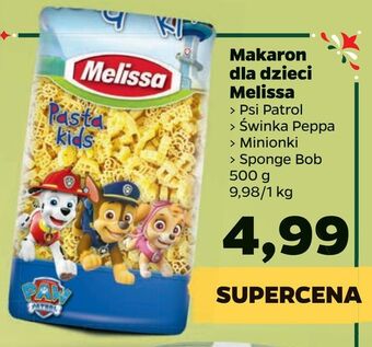 Netto Makaron dla dzieci melissa oferta