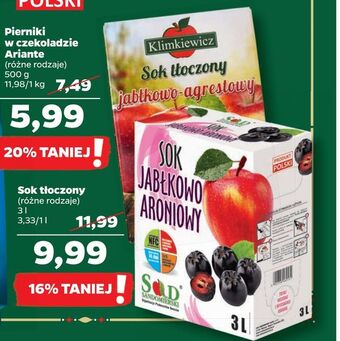 Netto Sok tłoczony oferta