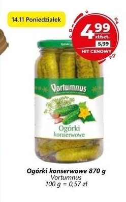 Społem Ogórki konserwowe vortumnus oferta