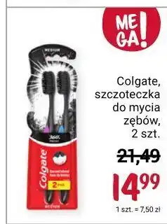 Rossmann Szczoteczka do zębów black medium colgate 360 oferta