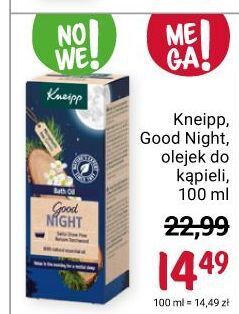 Rossmann Olejek do kąpieli good night kneipp oferta