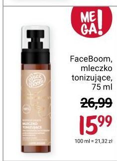 Rossmann Mleczko tonizujące cera odwodniona sucha i mieszana face boom skin harmony oferta