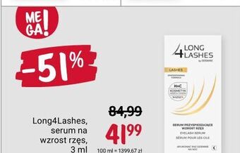 Serum przyspieszające wzrost rzęs long4lashes