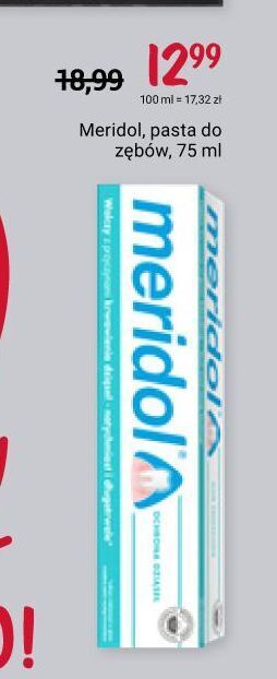 Rossmann Pasta do zębów ochrona dziąseł meridol oferta