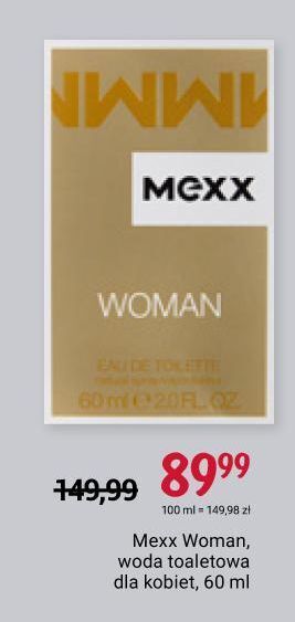 Rossmann Woda toaletowa mexx woman oferta