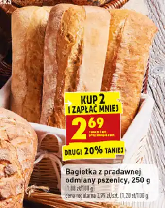 Biedronka Bagietka z pradawnej odmiany pszenicy 2x 250g oferta