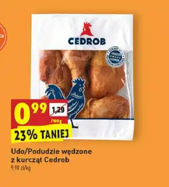 Biedronka Udo z kurcząt wędzone 1 SZT 1 KG oferta