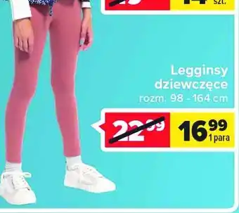 Carrefour Legginsy dziewczęce rozm. 98-164 cm 1 SZT oferta