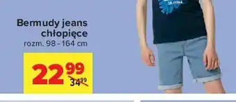 Carrefour Bermudy chłopięce 98-164 cm 1 SZT oferta