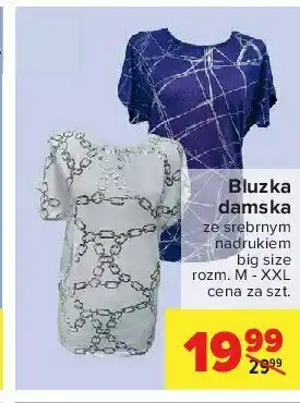 Carrefour Bluzka damska rozm. m-2xl 1 SZT oferta