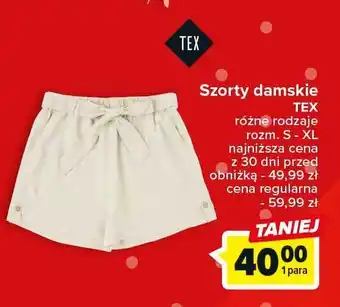 Carrefour Szorty damskie s-xl 1 SZT oferta