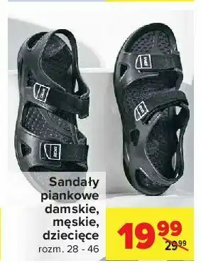 Carrefour Sandały dziecięce piankowe 1 SZT oferta