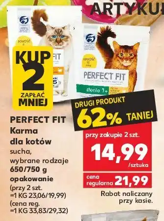 Carrefour Karma dla kota sterile 1+ 1 SZT 750 G oferta