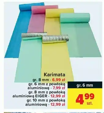 Karimata aluminiowa 180 x 50 x 1 cm 1 SZT