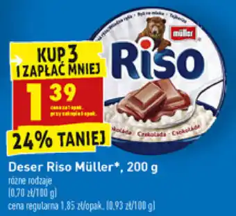 Biedronka Deser Riso Muller 3x 200g oferta