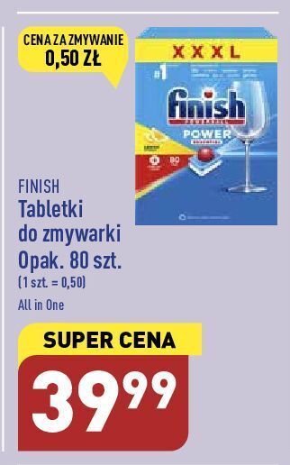ALDI Tabletki do zmywarek lemon finish power essential oferta