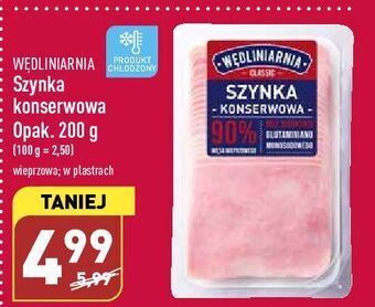 ALDI Szynka konserwowa wędliniarnia classic oferta