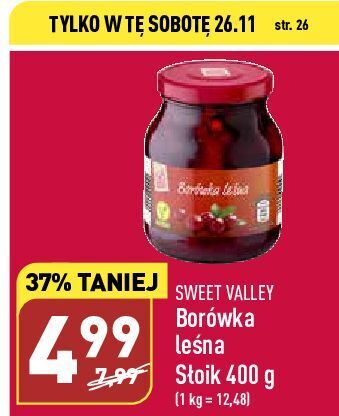 ALDI Borówka leśna sweet valley oferta