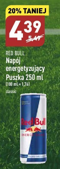 ALDI Napój energetyczny red bull oferta