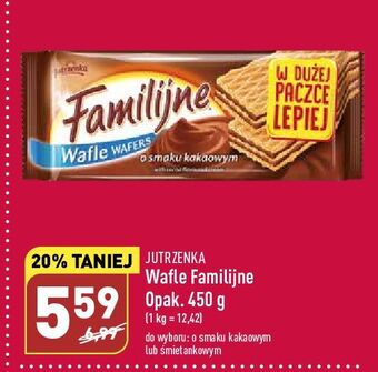ALDI Wafle śmietankowe jutrzenka familijne oferta