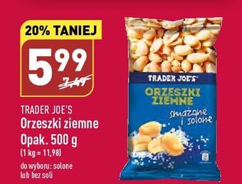 ALDI Orzeszki ziemne solone trader joe's oferta